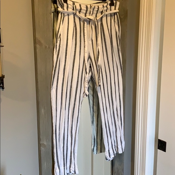 Linen ankle length pants - Picture 3 of 5